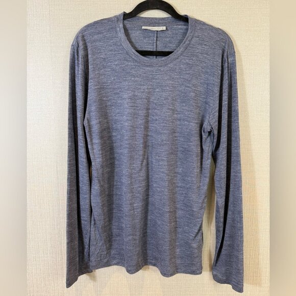 Icebreaker Men's Merino Blend 125 Cool-Lite™ Sphere Long T-Shirt Blue - Picture 1 of 7